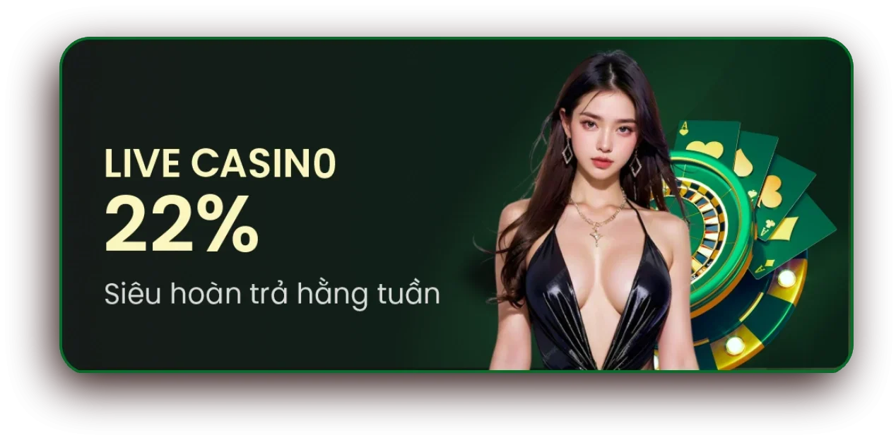 Live casino giảm 22%
