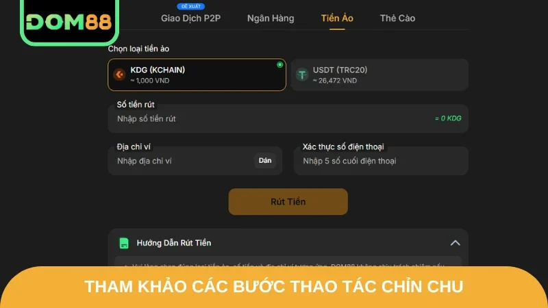 Tham khảo các bước thao tác chỉn chu