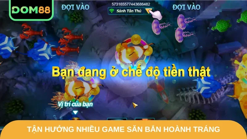 Tận hưởng nhiều game săn bắn hoành tráng
