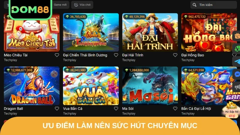 Ưu điểm làm nên sức hút chuyên mục